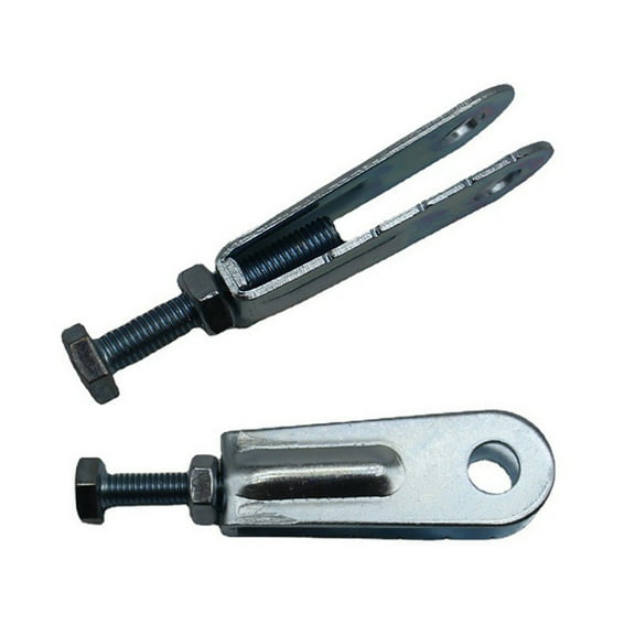 2x Durable Iron Wheel Chain Adjusters for Yamaha Banshee Warrior Raptor 350 Replacement, Stable and Long-Lasting