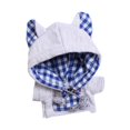 thumbnail image 2 of Ropa para muñecas de 15/17 cm perfke sudadera con capucha suave accesorios para fotos disfraz Gris, 2 of 9
