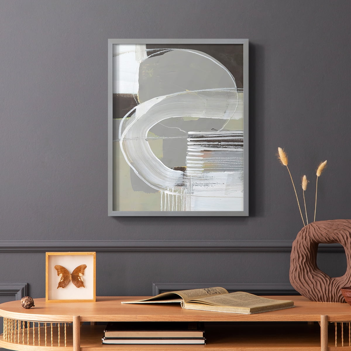 Arching Neutrals II in Paper Solid Wood 8 x 10 Framed Print