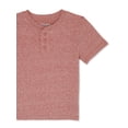 thumbnail image 2 of Garanimals Toddler Boy Short Sleeve Henley T-Shirt, Sizes 18M-5T, 2 of 4