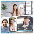 thumbnail image 3 of Gafas Inteligentes AI KXBVDY Bluetooth 5.4 Blancas con Batería de 9 horas, 3 of 8