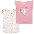thumbnail image 1 of Young Hearts Girls 2 Pack Tee, Toddler, 1 of 5