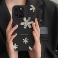 thumbnail image 4 of Funda de silicona con diseño de flor de doodle para 15 Plus/15 Pro/15 Pro Max, funda de cuero a prueba de golpes, 4 of 6
