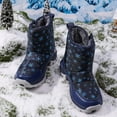 thumbnail image 5 of CAICJ98 Toddler Boy Snow Boots Waterproof Slip Resistant Outdoor Winter Boots Girls Blue (Little Kid/Big Kid),4, 5 of 7