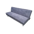thumbnail image 3 of Multifunctional Sofa Bed with Two Layer Cushions, 2-in-1 Sofa Convert Single Bed for  Small Space, Apartment, Bedroom, 3 of 6