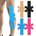 thumbnail image 2 of Hyasfey Precut Kinesiology Tape Cotton Athletic Tape Waterproof Elastic Kinetic Tape for Pain Relief Muscle Support Injury Recovery, 2 of 7
