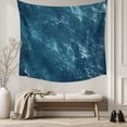 thumbnail image 5 of Dark Blue Nautical Tapestry for Bedroom Wall Hanging Tapestry, Ocean Beach Coastal Seaside Ceiling Backdrop Tapestries Poster Blanket Wall Decor for Teens Room Living Room Dorm 55" x 73", 5 of 8