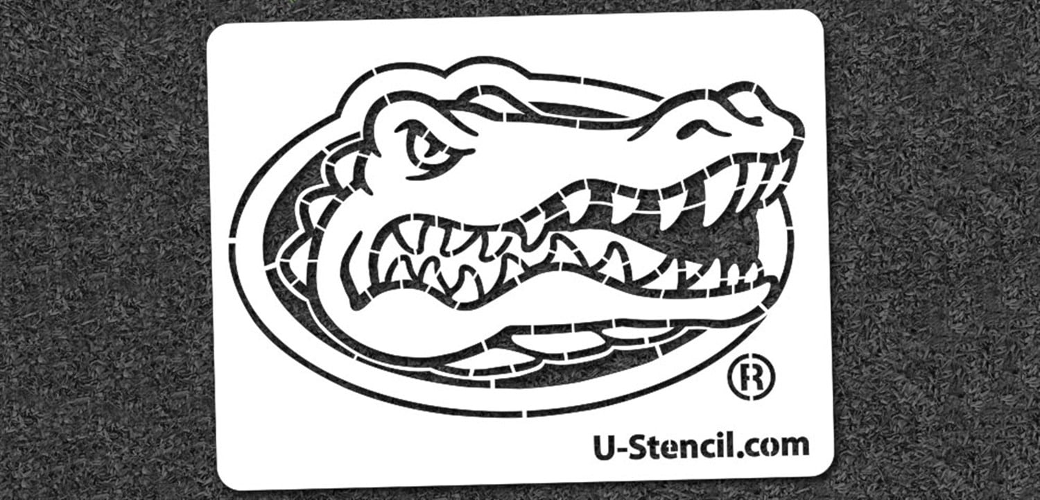 U Stencil NCAA Florida Gators Collegiate Gator Head Mini Stencil Kit pin-on-the-golden-age-of-gainesville-florida