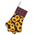 thumbnail image 3 of Dog Paw Decorative Socks 17x11.8in Top With A Strap Design For Easy Hanging For Festive Christmas Party Decorations Yellow Sunflowers, 3 of 8