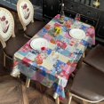 thumbnail image 6 of Boho Bohemia Flower Rectangle Tablecloth 60"x120",Waterproof Polyester Rectangle Table Cloth, Wipeable Spillproof Polyester Tablecloth for Dining, Camping, Indoor and Outdoor, 6 of 6