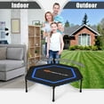 thumbnail image 5 of Goplus 50'' Hexagonal Fitness Trampoline Exercise Rebounder W/Pad for Adults Kids, 5 of 11