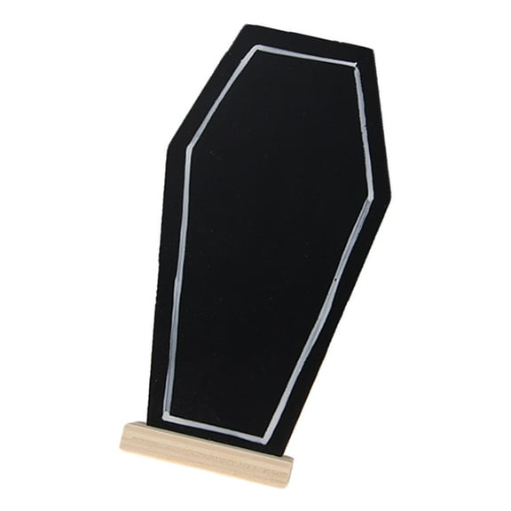 Hemoton  Blackboard with Stand Mini Notice Boards for Kitchen Chalk Easel Sign