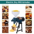 thumbnail image 2 of Electric Grain Grinder, 3000W Mill Grinder, Blue Galvanized Cast Iron Corn Mill with Funnel for Dry Cereals, Wheat, and Feed, 2 of 9