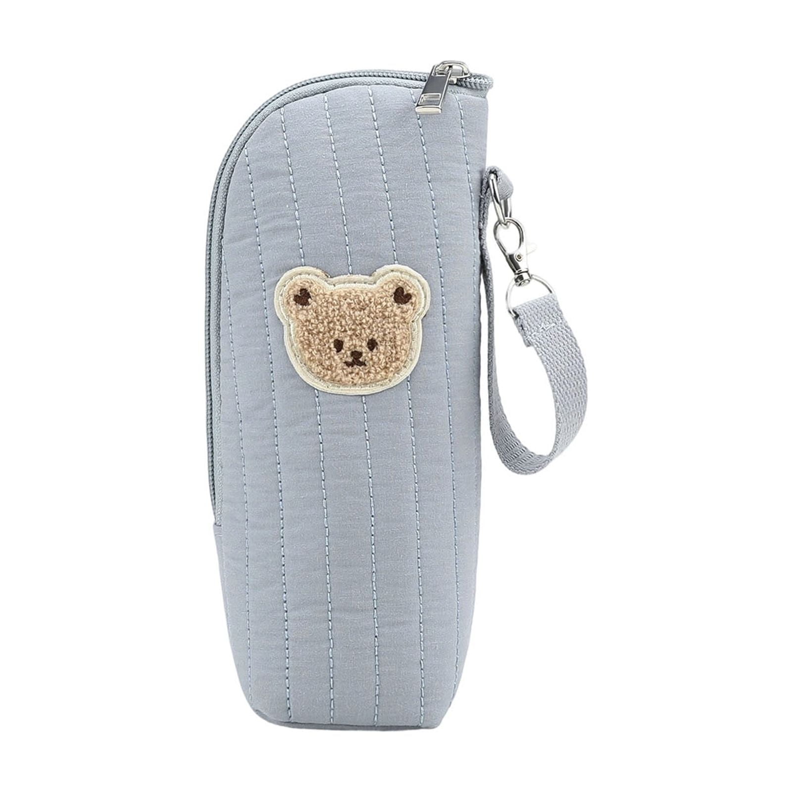 Portable Cute Bear Reusable Insulated Baby Bottle Cooler Bag for Milk Storage Outdoor Travel & Daycare Use