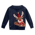 thumbnail image 4 of TBWNWG Robe de Noël pour Filles, Chandail à Capuche Col Rond Manches Longues Imprimé de Noël Confortable Chaud pour Temps Froid, Taille 7-8 Ans, 4 of 4