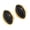 Black, variant on Modern Geometric Wide Face Earrings Resin Jewelry for Trendy Fashion Enthusiasts