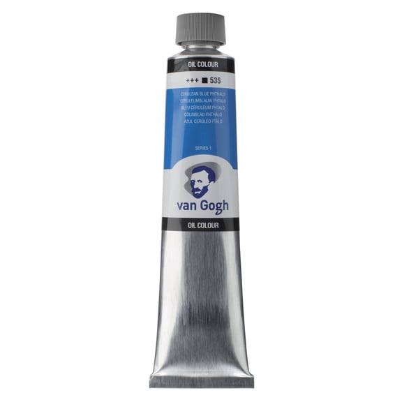 Van Gogh Oil Color, 200ml Tube, Cerulean Blue (Pthalo)