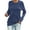 Blue, variant on Gubotare Tshirts Shirts For Women Womens Long Sleeve Tshirt V Neck Loose Fit Soft Waffle Knit Thermal Tops,Khaki L