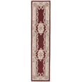 thumbnail image 1 of Rugs America 21824 2 ft. 3 in. x 10 ft. New Aubusson Burgundy Runner Area Rug, 1 of 1