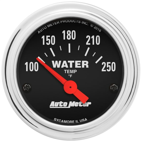 AUTO METER 2532 2IN WATER TEMP, 100-250F SSE