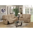 thumbnail image 2 of Titan Furnishings Microfiber Fabric Upholstered Sofa and Loveseat in Beige, 2 of 2