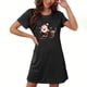 thumbnail image 1 of Camisón corto de talla grande para mujer, camisón de manga corta con estampado de pecho a la moda, camisón para mujer, 1 of 2
