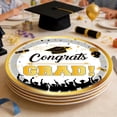 thumbnail image 4 of weibbin 2026 Graduation Season Adult Graduation Themed Party Tableware Disposable 24PCS 9 Inch Paper Plates Paper Cup Tissue Set, 4 of 6