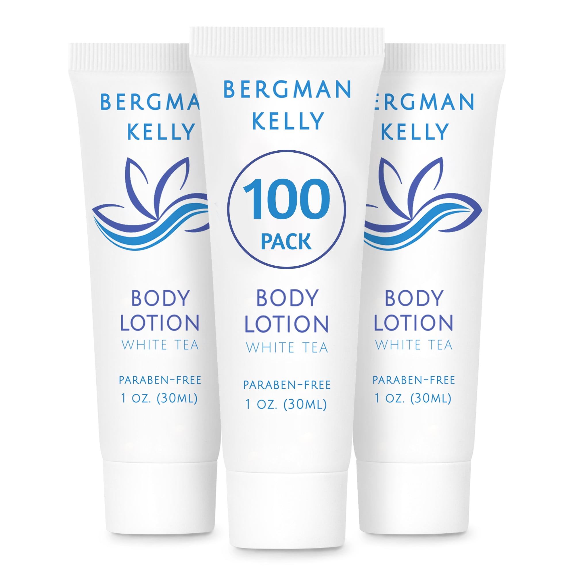 BERGMAN KELLY 1 fl oz White Tea Travel Size Lotion, 100 Pack (US