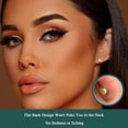 thumbnail image 6 of Titanium Dot Earrings 20G Hypoallergenic Disc Studs for Sensitive Ears Screw on Flat Back Nap Earrings, Cute Classic Jewelry Present for Women & Men, 6 of 7