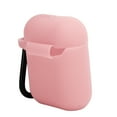 thumbnail image 3 of Headphone Protective Cover Case Anti‑Lost Silicone Protector with Carabiner for IOS Earbuds 1/2Pink, 3 of 8