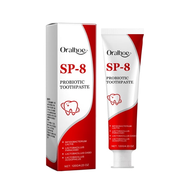 Oralhoe Mint Cleansing Toothpaste Limpia suavemente los dientes, las manchas y el color amarillento, limpia y cuida para una frescura y fragancia duraderas 120g,2 piezas