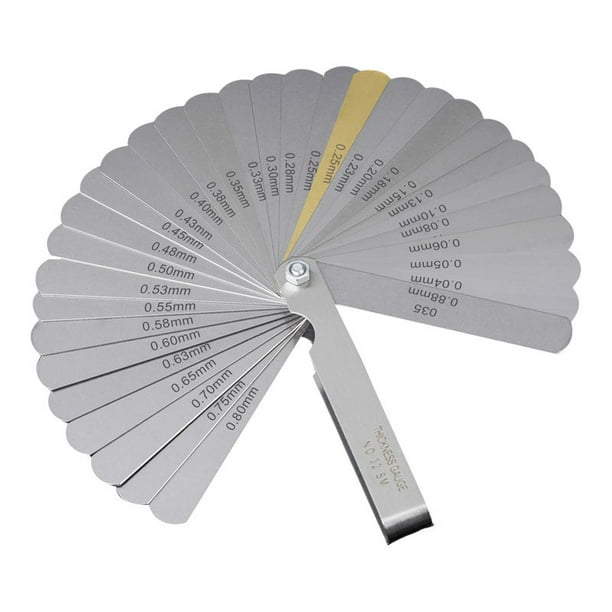 Juego De Galgas De Roscas Internas Y Externas 52 Hojas - Métricas Y En Pulgadas, Medición De Pasos De 0.25mm A 6mm Y BSW 4-62, Para Mecánicos Y Talleres
