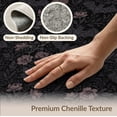 thumbnail image 6 of ODIKA 8'x10' Washable Area Rug Non-Shedding, Easy Care, Gothic Romantic Bat Plant Motif Scattered Halloween Flowers Purple for King Size Bedroom Under Bed, Master Suite, 6 of 7