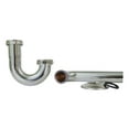 thumbnail image 2 of Highcraft 28121 P-Trap for Tubular Drain Applications, 1-1/2 in., 22GA Brass, Chrome Plated, 2 of 5