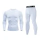 thumbnail image 5 of Pantalones largos ajustados para hombre, de secado rápido, elásticos, para correr, de compresión, para ciclismo, baloncesto, traje deportivo, pantalones de capa base, 5 of 5