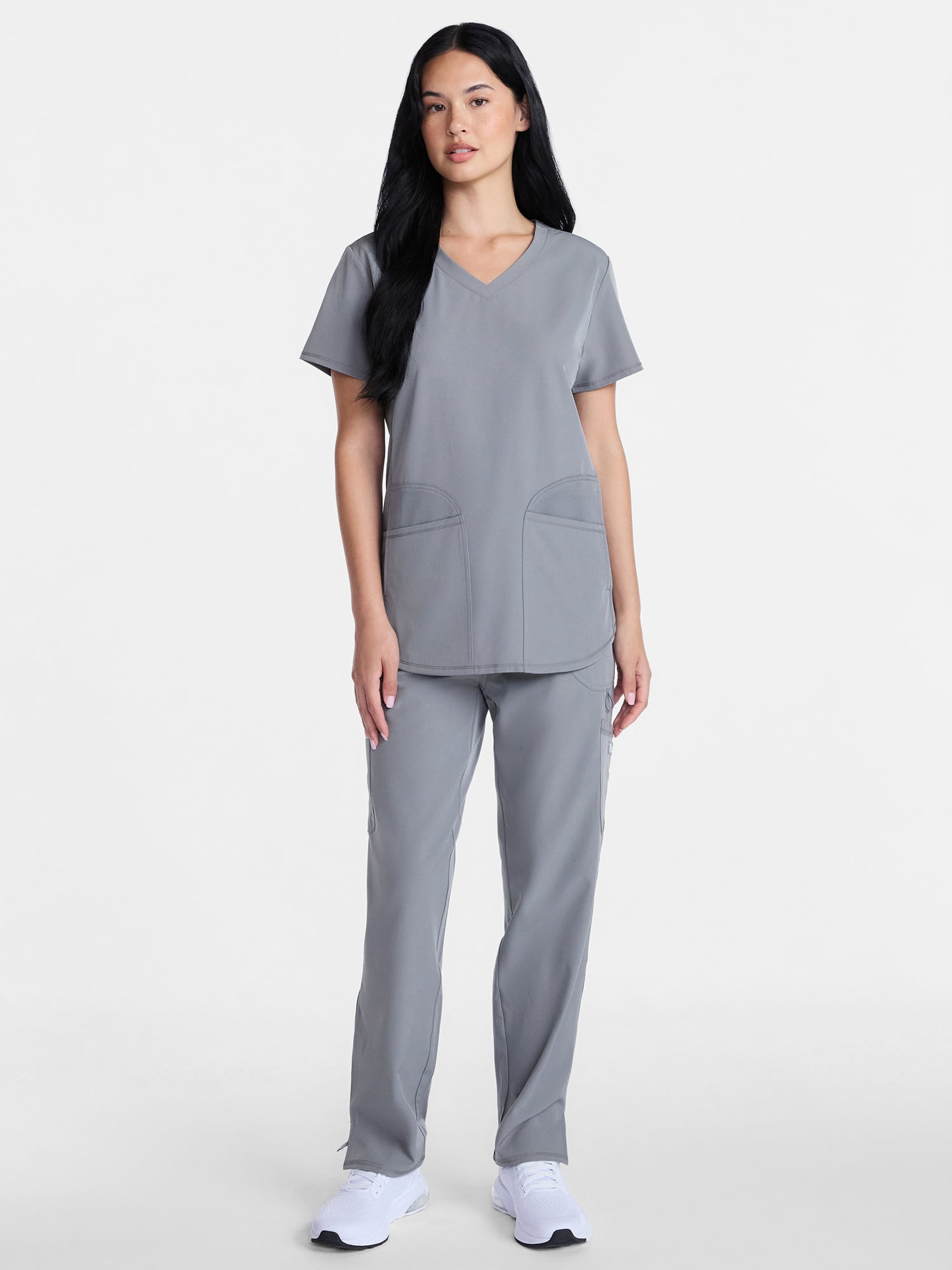 Grey's Anatomy Women's Scrub Top with Short Sleeves, Sizes S-3XL