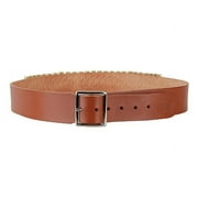 Hunter Revolver Cartridge Belt 2" 45 Caliber 25 Loops Leather Chestnut Tan XL