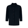 thumbnail image 6 of TGSLY Women's Corduroy Shirts Lightweight Soft Collared Button Down Blouses Relaxed Dressy Casual Long Sleeve Solid Color Tops with Pocket M, 6 of 9