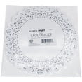 thumbnail image 2 of School Smart Paper Die-Cut Round Lace Doily, 8 in, White, Pack of 100, 2 of 11