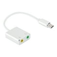 thumbnail image 3 of Aluminum Alloy Low Power Consumption Audio Adapter, External Sound Card, For Computer PC,, 3 of 8