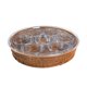thumbnail image 2 of Cesta De Pan De Imitación De Ratán, Cesta De Frutas Tejida Redonda Para Pan De Caramelo, 41 X 41 Cm, Transparente 41X41cm transparente, 2 of 9