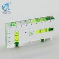 thumbnail image 4 of Mini Transparent T-Type Spirit Level with Magnetic Base, 2-Way Horizontal/Vertical Measurement, Waterproof & Durable Design for Accurate Home DIY Projects (9514 Green Liquid Vial), 4 of 5