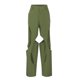 thumbnail image 3 of Gibobby Pantalones cargo para mujer de moda Pantalones casuales de trabajo de diseño hueco de cintura alta rectos de Color sólido de moda informal para mujer(Verde,CH), 3 of 5