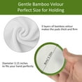 thumbnail image 4 of 20 Pcs Reusable Makeup Remover Pads Bamboo Washable Cotton Rounds With Cotton Laundry Bag And Round Box For Storage, 4 of 8