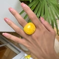 thumbnail image 2 of Anneau de Bague Empilable Simple en Résine pour Femmes Bague en Forme d'Anneau, 2 of 10