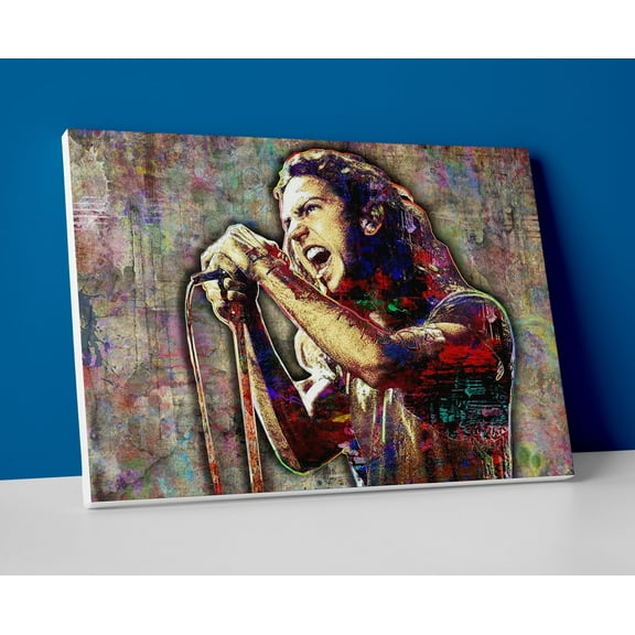 Eddie Vedder Poster or Wrapped Canvas