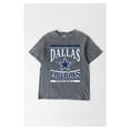 thumbnail image 4 of Women's Gameday Couture  Gray Dallas Cowboys Oversized Classic Grind Washed T-Shirt, 4 of 4