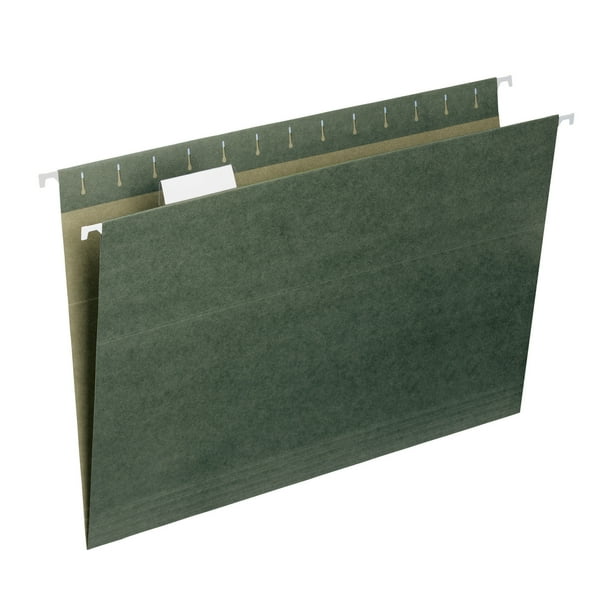 Smead Hanging Folders 1/5 Cut Std Green 25/BX Legal (64155) Walmart