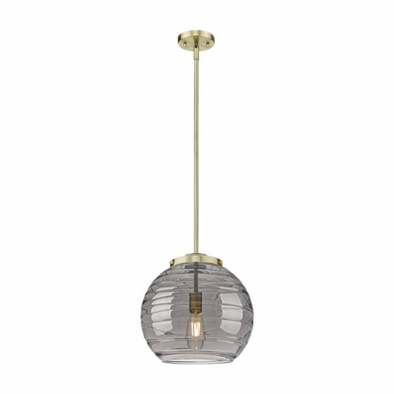 Innovations Lighting - Athens Deco Swirl - 1 Light Stem Hung Pendant In