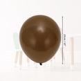 thumbnail image 2 of Unique Bargains 20Pcs Latex Party 10 Inch Helium Balloons Light Brown, 2 of 6